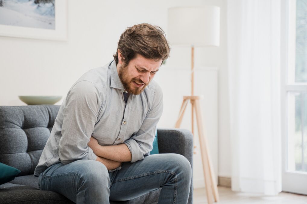 Men have symptoms of prostatitis